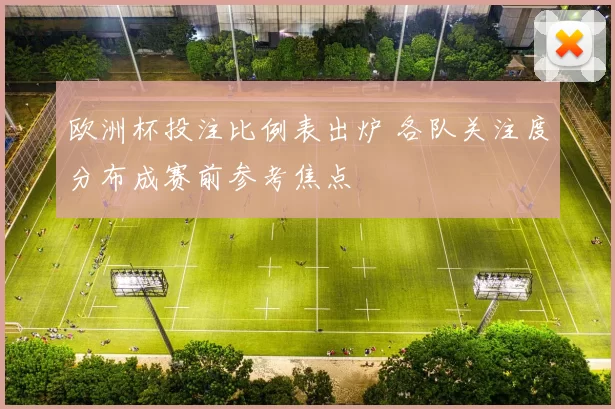 欧洲杯投注比例表出炉 各队关注度分布成赛前参考焦点