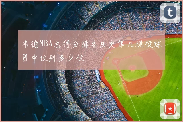 韦德NBA总得分排名历史第几现役球员中位列多少位