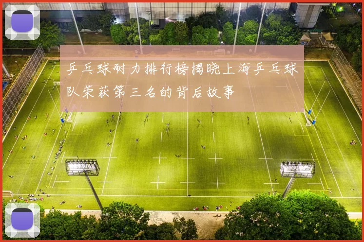 乒乓球耐力排行榜揭晓上海乒乓球队荣获第三名的背后故事